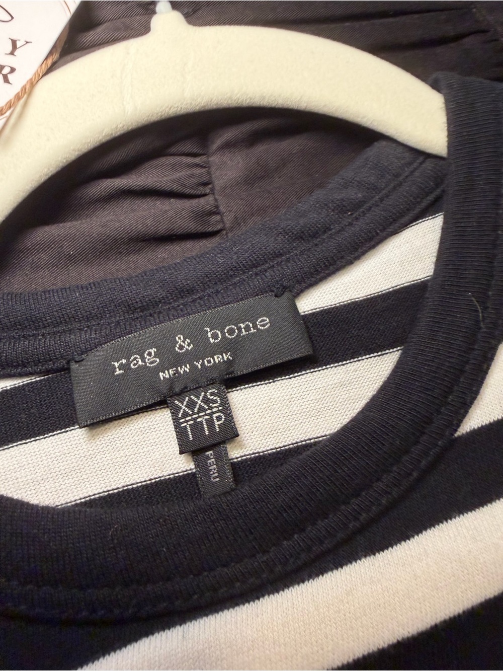 Rag & Bones Brit Striped Side-Split Tank dress XXS - Picture 5 of 5